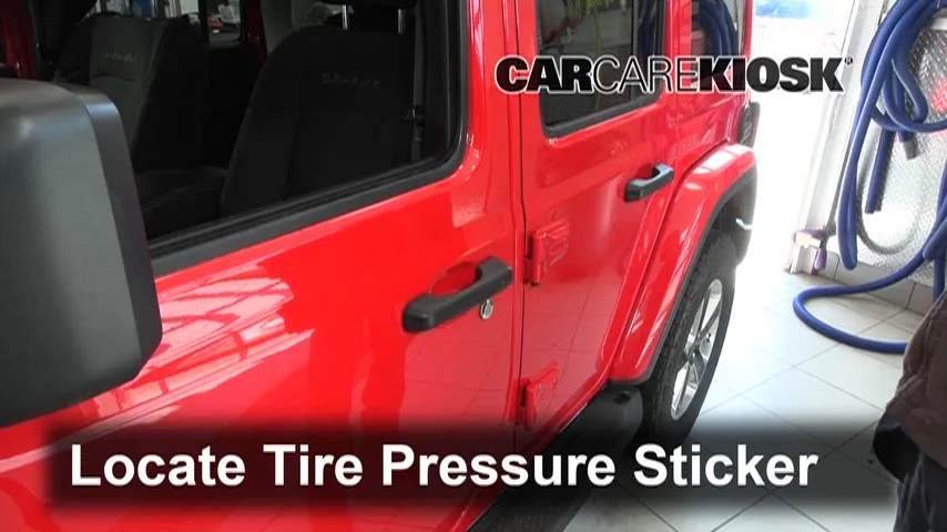 2021 Jeep Wrangler Unlimited Sahara 2.0L 4 Cyl. Turbo Tires & Wheels Check Tire Pressure